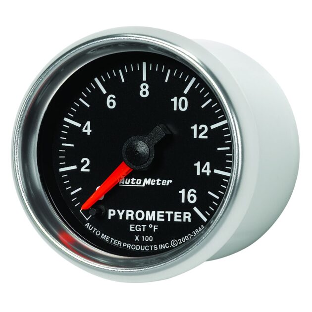 2-1/16 in. PYROMETER, 0-1600 Fahrenheit, GS