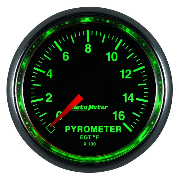 2-1/16 in. PYROMETER, 0-1600 Fahrenheit, GS