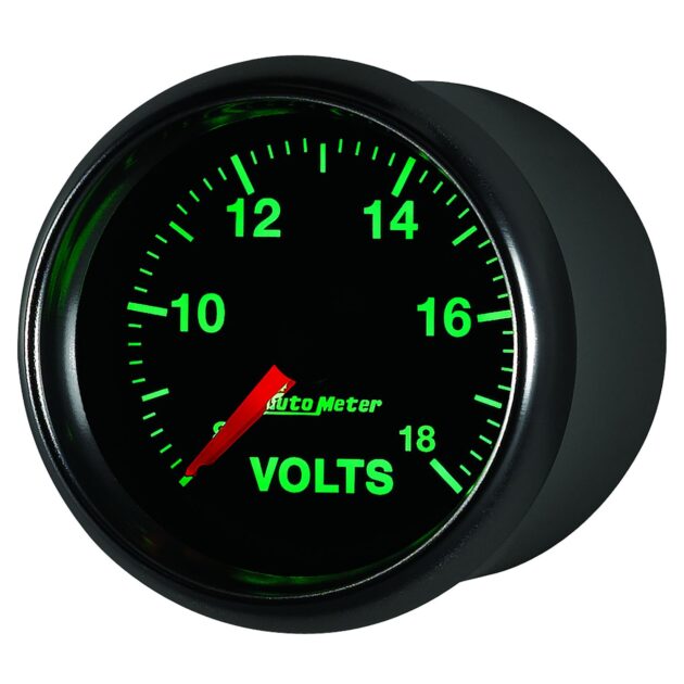 2-1/16 in. VOLTMETER, 8-18V, GS