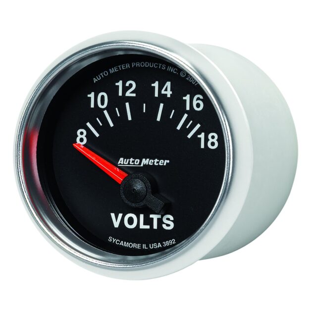 2-1/16 in. VOLTMETER, 8-18V, GS