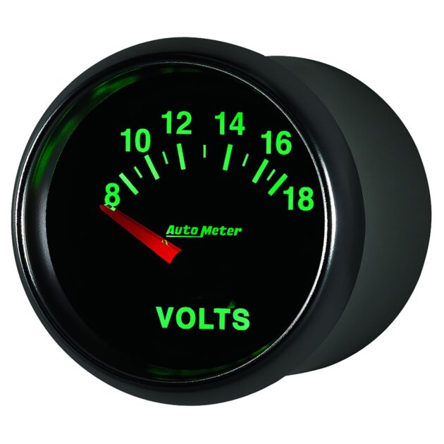 2-1/16 in. VOLTMETER, 8-18V, GS