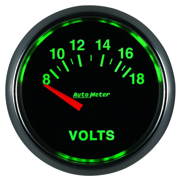 2-1/16 in. VOLTMETER, 8-18V, GS