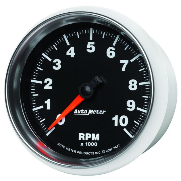 3-3/8 in. IN-DASH TACHOMETER, 0-10,000 RPM, GS