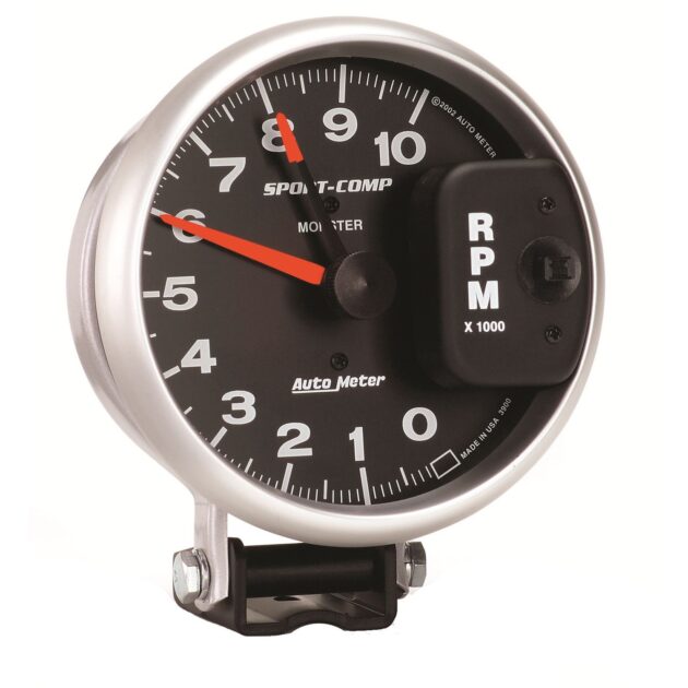 5 in. PEDESTAL TACHOMETER, 0-10,000 RPM, SPORT-COMP