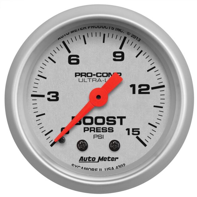 2-1/16 in. BOOST, 0-15 PSI, ULTRA-LITE