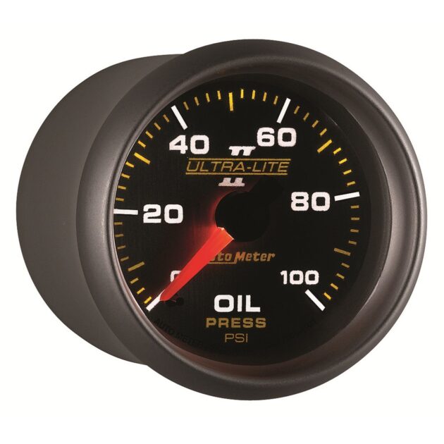 2-1/16 in. OIL PRESSURE, 0-100 PSI, ULTRA-LITE II