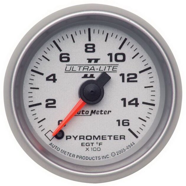 2-1/16 in. PYROMETER, 0-1600 Fahrenheit, ULTRA-LITE II