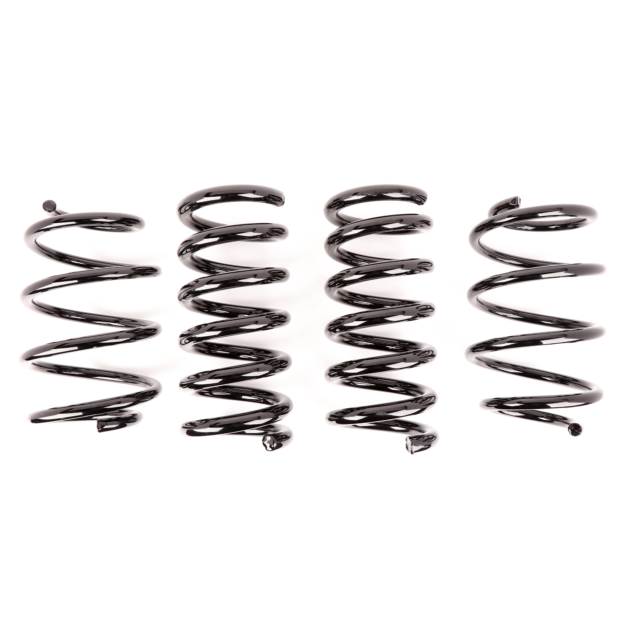 Lowering Springs, AXS Kit. Front and Rear. Ford, Set of 4. Black.