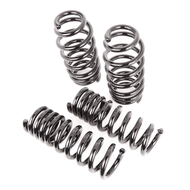 Lowering Springs, AXS Kit. Front and Rear. Dodge, Set of 4. Black.