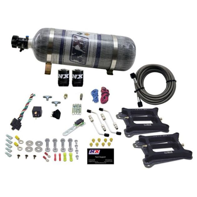 Nitrous Express DUAL HOLLEY/GASOLINE (100-200-300-400-500HP) WITH COMPOSITE BOTTLE