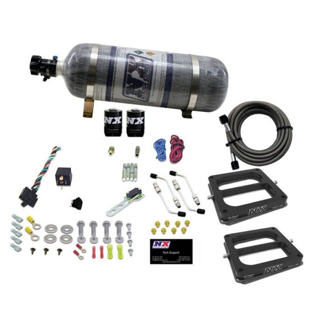 Nitrous Express DUAL DOM/GAS (100-200-300-400-500HP) WITH COMPOSITE BOTTLE