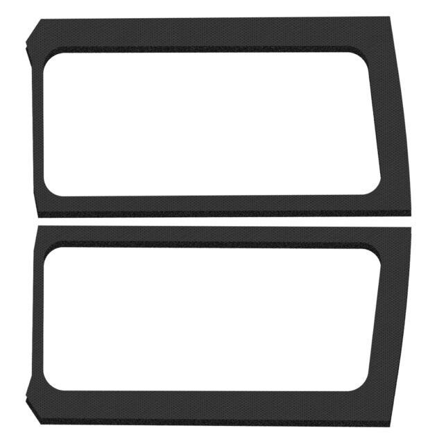 DEI 50272 Wrangler JL 2-Door Black Leather Look Rear Side Window Only 050272