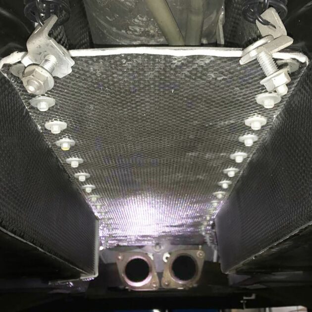 DEI 50532 C6 Corvette Trans Tunnel Heat Shield Complete Kit 050532