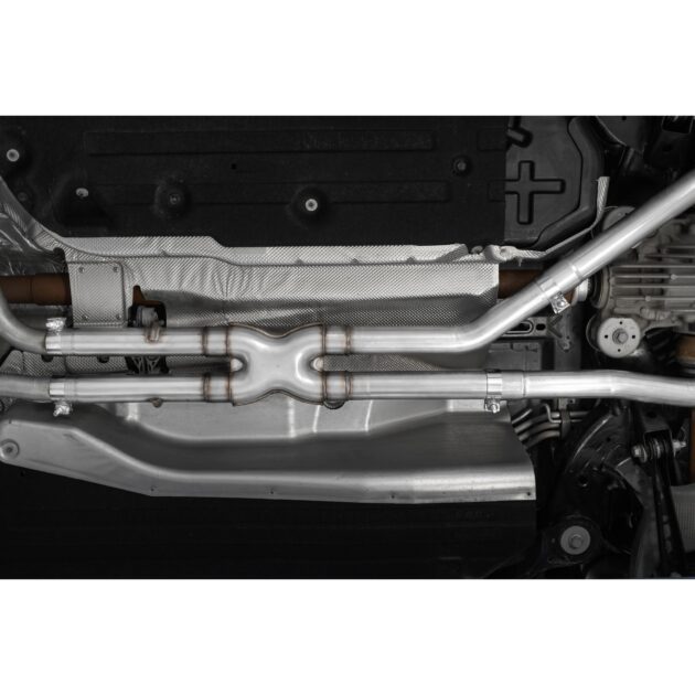 MBRP Exhaust 2.5in. Cat Back; Dual Rear; Quad Tips
