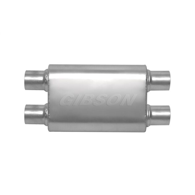 CFT Superflow Dual/Dual Oval Muffler; Stainless