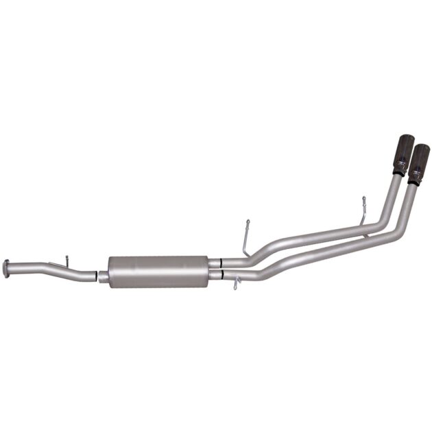 Cat-Back Dual Sport Exhaust System; Aluminized