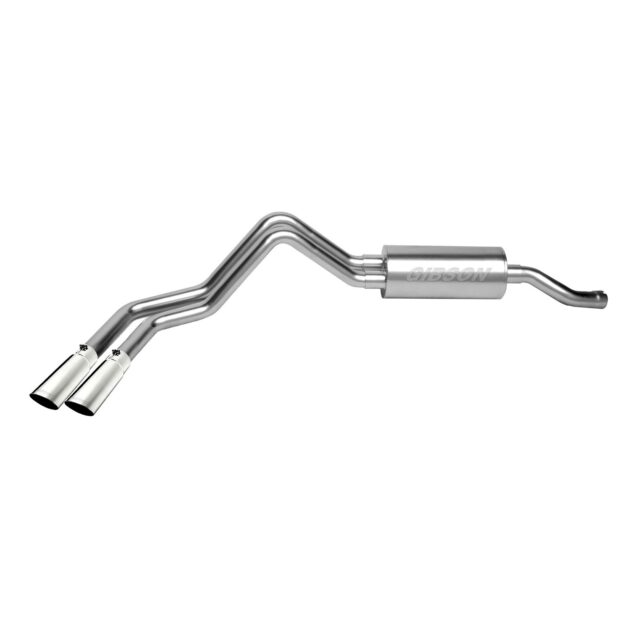 Cat-Back Dual Sport Exhaust System; Aluminized