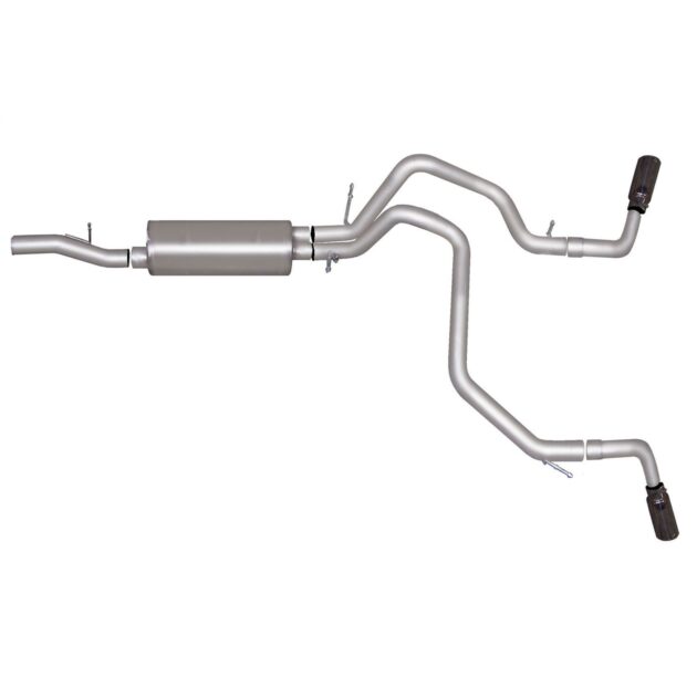 Cat-Back Dual Extreme Exhaust System; Aluminized