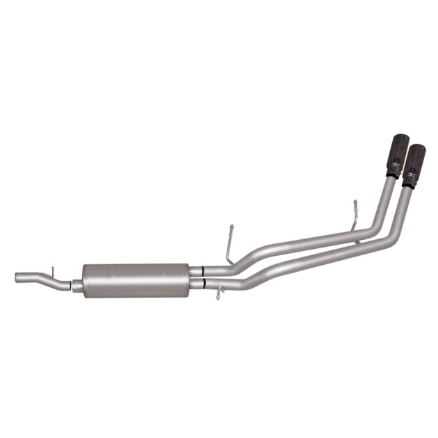 Cat-Back Dual Sport Exhaust System; Aluminized