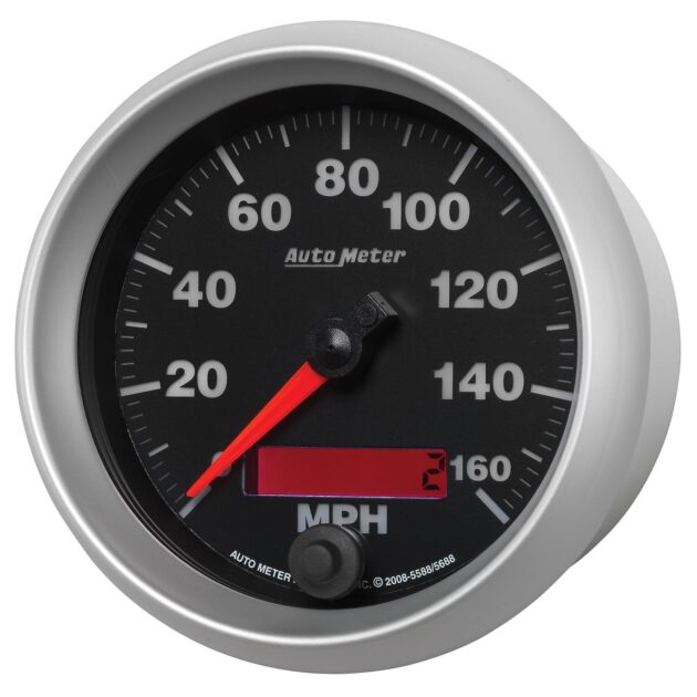 3-3/8 in. SPEEDOMETER, 0-160 MPH, ELITE