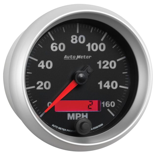 3-3/8 in. SPEEDOMETER, 0-160 MPH, ELITE