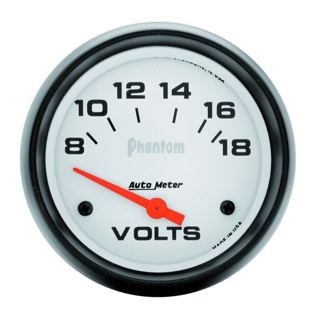 2-5/8 in. VOLTMETER, 8-18V, PHANTOM