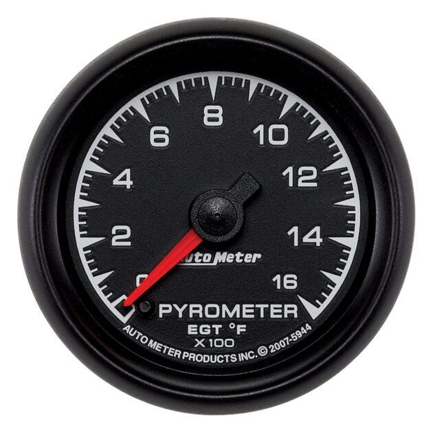 2-1/16 in. PYROMETER, 0-1600 Fahrenheit, ES