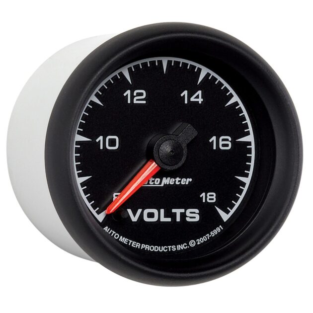 2-1/16 in. VOLTMETER, 8-18V, ES