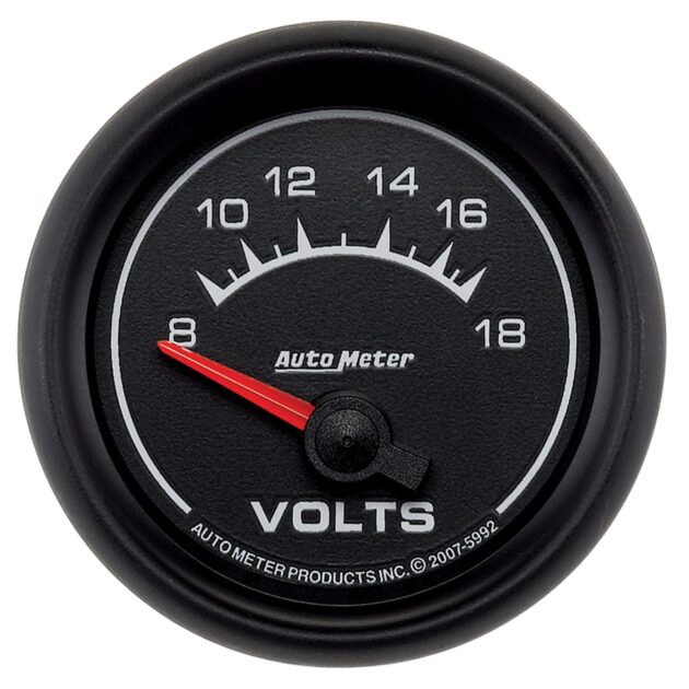 2-1/16 in. VOLTMETER, 8-18V, ES