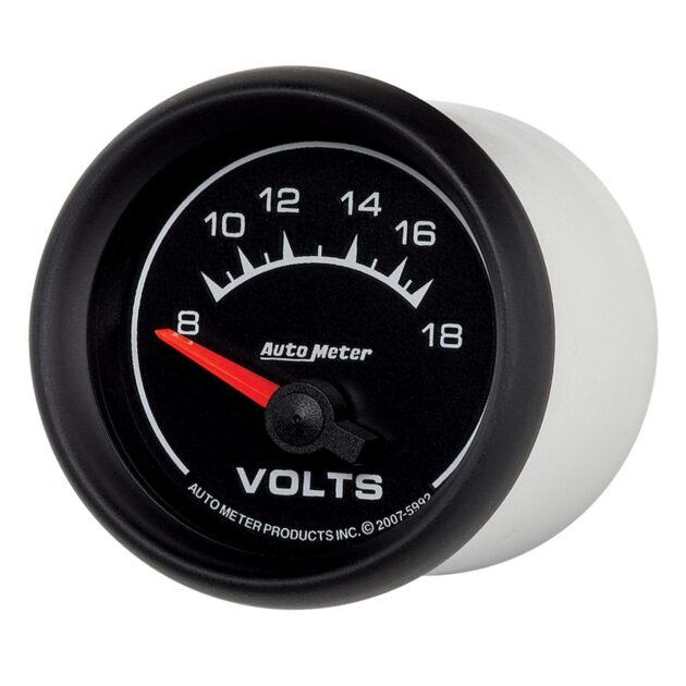 2-1/16 in. VOLTMETER, 8-18V, ES