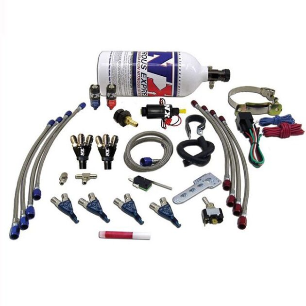 Nitrous Express FOUR CYLINDER "PIRANHA" SYSTEM, 2.5 LB