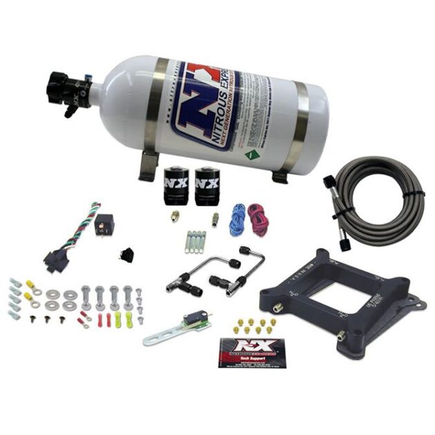 Nitrous Express 4150 Gemini STAGE 6 (50-100-150-200-250-300HP) WITH 10LB BOTTLE.