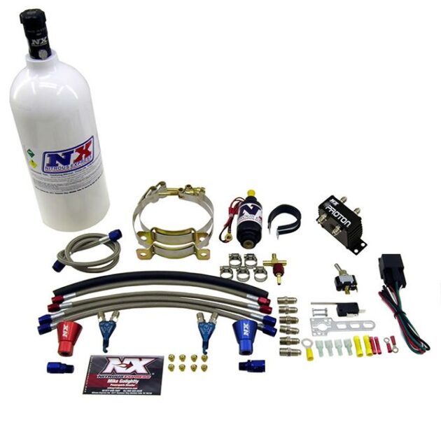 Nitrous Express TWO CYLINDER "PROTON" SYSTEM W 1.0 LB BOTTLE, 1.0LB