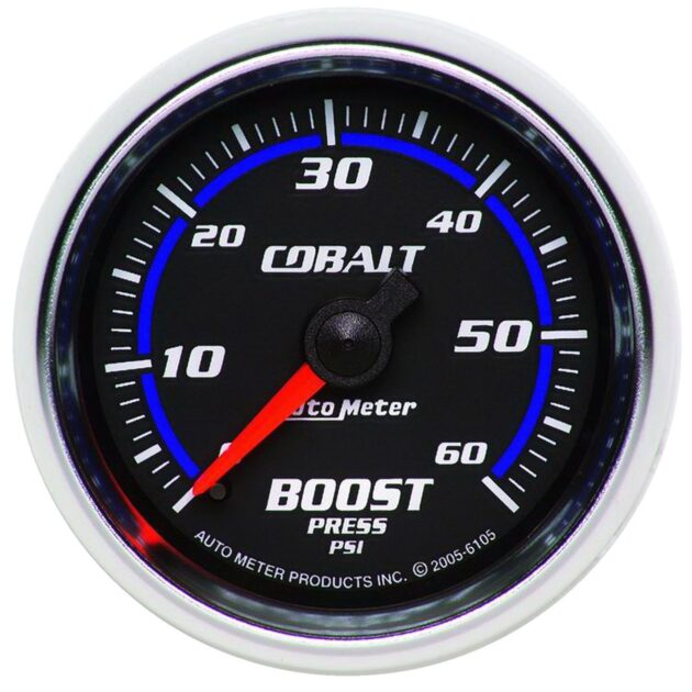 2-1/16 in. BOOST, 0-60 PSI, COBALT