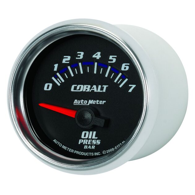 2-1/16 in. OIL PRESSURE, 0-7 BAR, COBALT