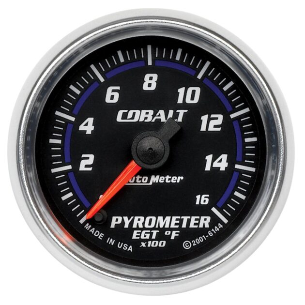 2-1/16 in. PYROMETER, 0-1600 Fahrenheit, COBALT