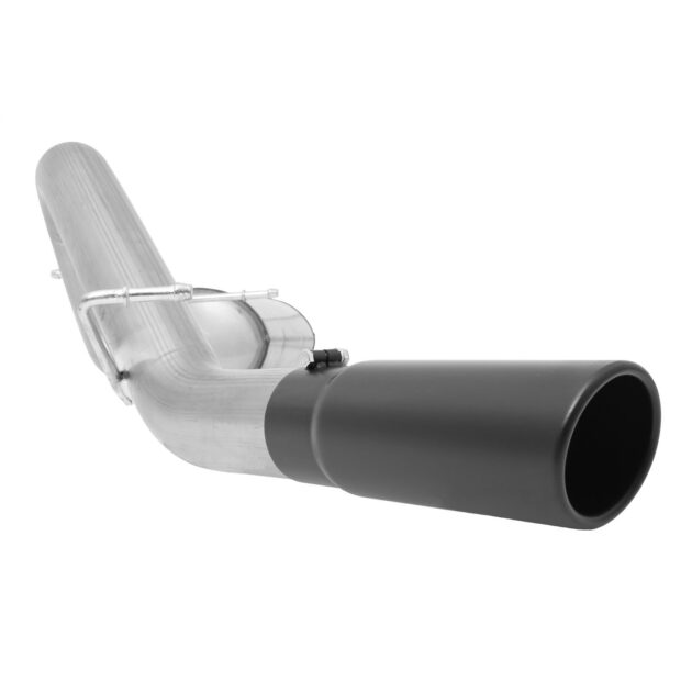 Black Elite Cat-Back Single Exhaust System; Stainless