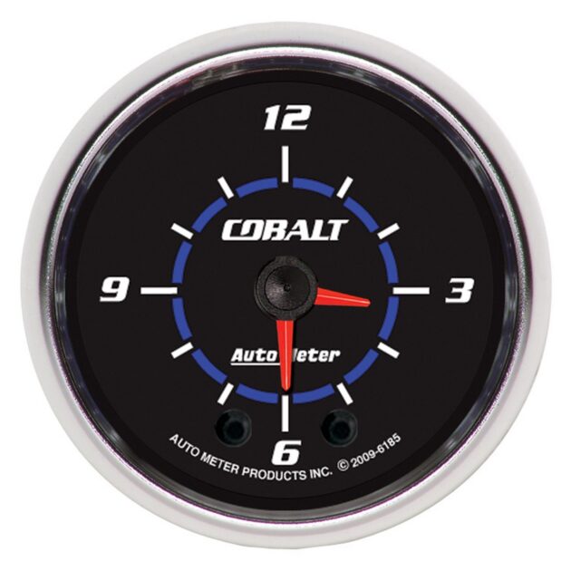 2-1/16 in. CLOCK, 12 HOUR, COBALT