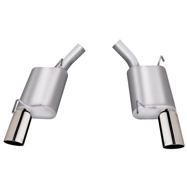 Axle Back Dual Exhaust System; Stainless