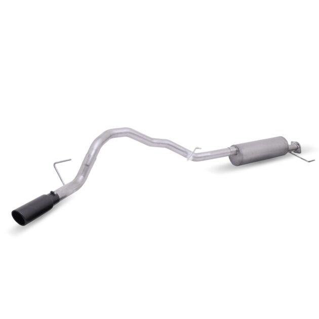 Black Elite Cat-Back Single Exhaust System; Stainless