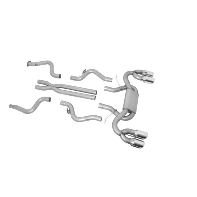 Cat-Back Dual Exhaust System; Stainless