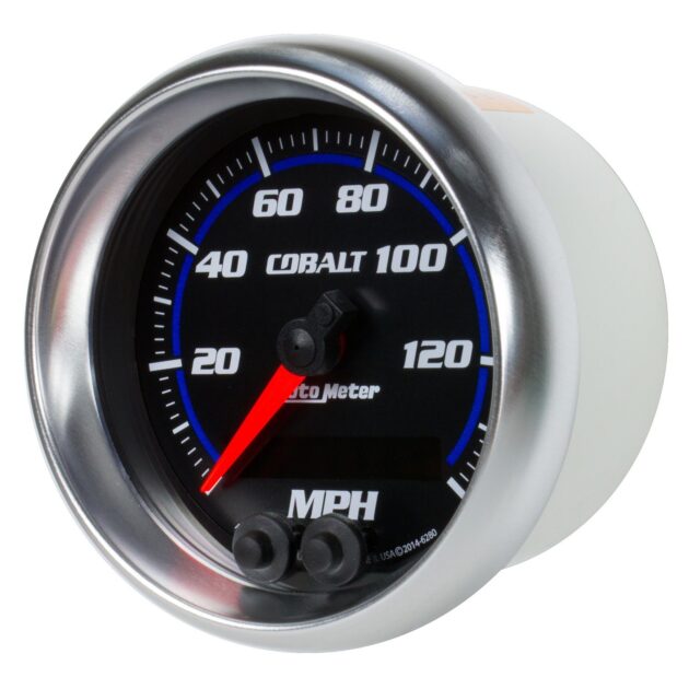 3-3/8 in. GPS SPEEDOMETER, 0-140 MPH, COBALT