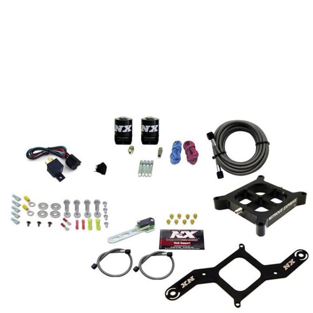 Nitrous Express 4150 SINGLE ENTRY CROSSBAR PLATE SYSTEM, PRO POWER(100-500HP) W/O BOTTLE