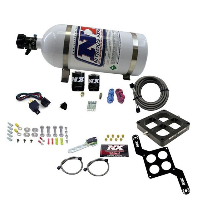 Nitrous Express DOMINATOR SINGLE ENTRY BILLET CROSSBAR, RNC (250-750HP) W/ 10LB BOTTLE