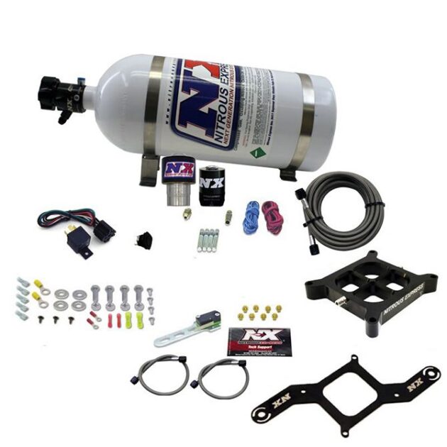 Nitrous Express SINGLE ENTRY CROSSBAR RNC .178 250-650HP (4150 FLANGE) W/10LB BOTTLE