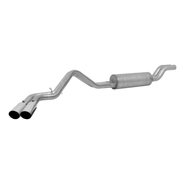 Cat-Back Dual Sport Exhaust System; Stainless