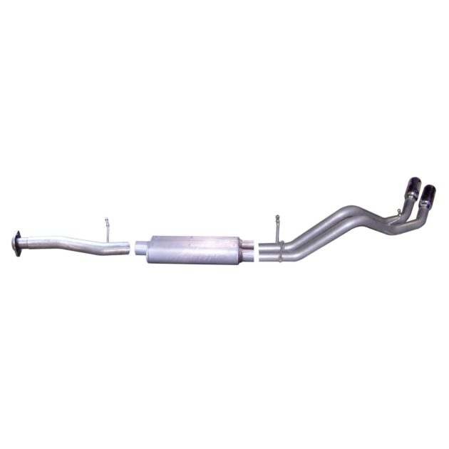 Cat-Back Dual Sport Exhaust System; Stainless