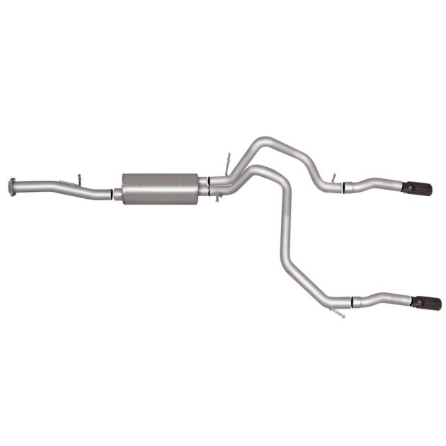 Cat-Back Dual Split Exhaust System; Stainless