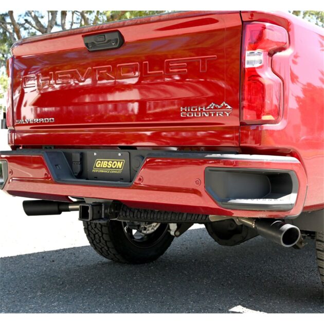 Black Elite Cat-Back Dual Extreme Exhaust System; Stainless