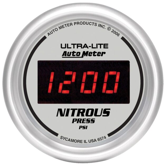 2-1/16 in. NITROUS PRESSURE, 0-1600 PSI, ULTRA-LITE DIGITAL